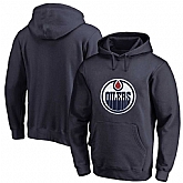 Edmonton Oilers Navy All Stitched Pullover Hoodie,baseball caps,new era cap wholesale,wholesale hats